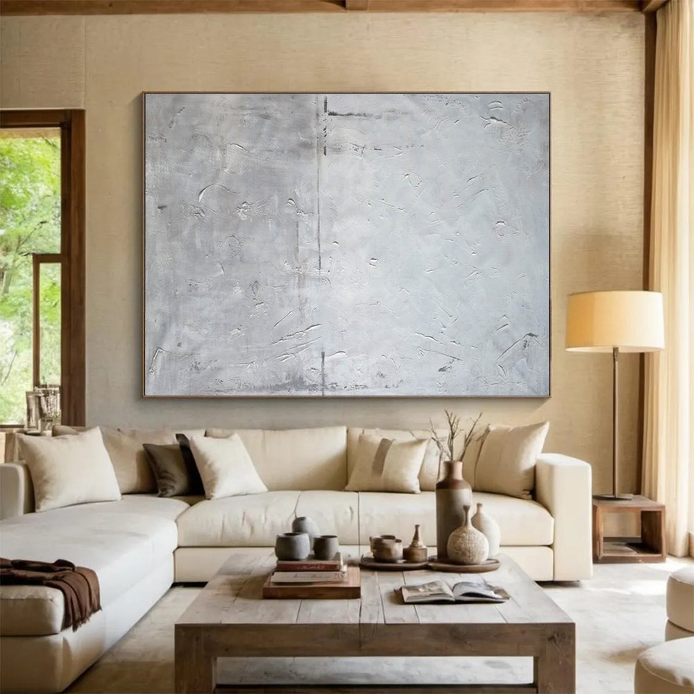Opulent Original Grandiose Textured Hand - Painted Abstract Mural for Lavish Environments DKH848