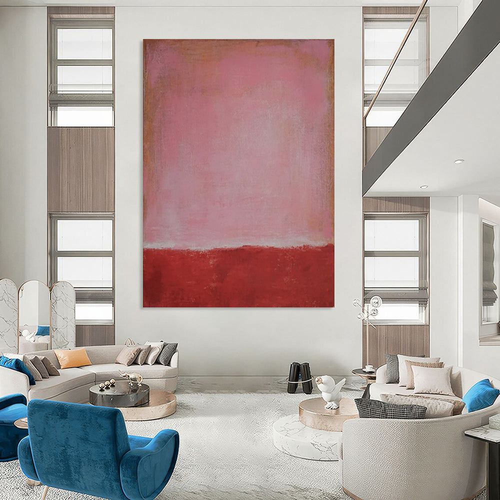 Enormous Hand-Painted Abstract Installations for Bar & Entryway LargeART2321