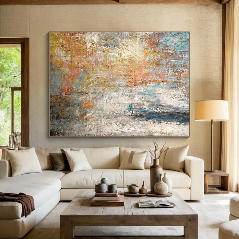 Dynamic Giant Abstract Painting for Office & Bedroom LargeART1584