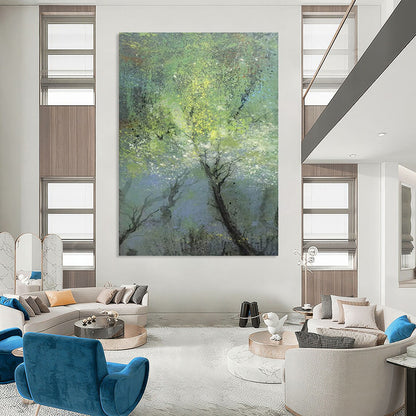 Large Custom Abstract Paintings: Textured Masterpieces for Living Room & Hallway DTP247