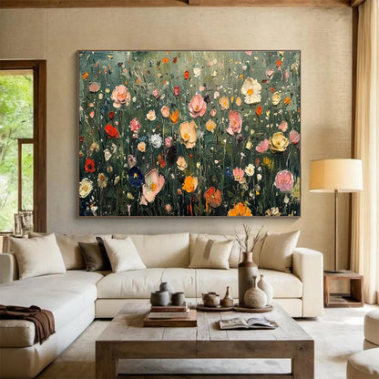 Oversized Original Textured Hand - Applied Abstract Artwork for Engaging Interiors DKH809
