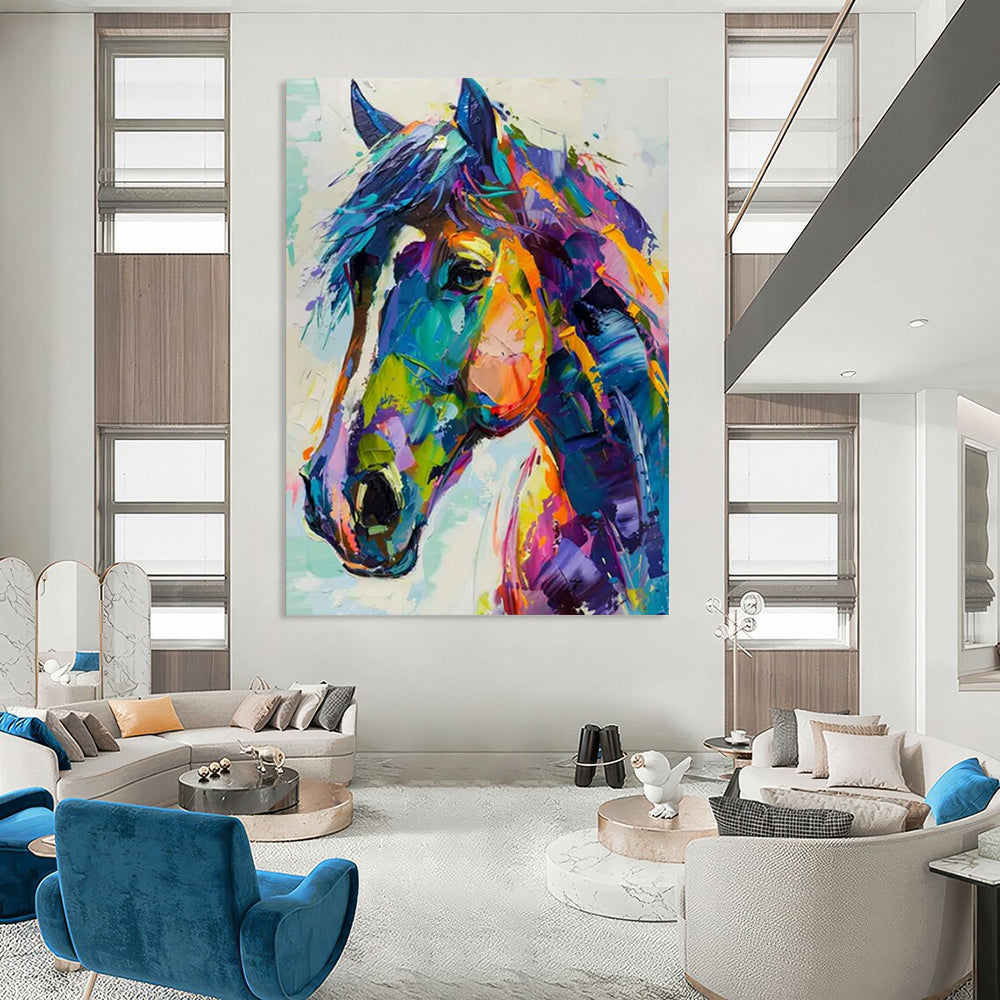 Grandiose Hand-Painted Abstract Art for Bedroom & Dressing Vanity LargeART2239