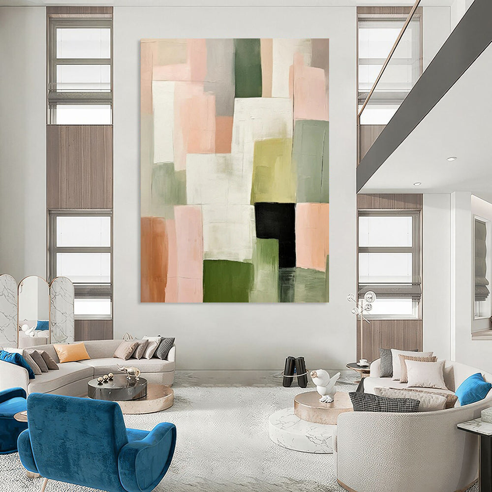 Massive Hand-Painted Abstract Artwork for Living Room & Hallway LargeART2260