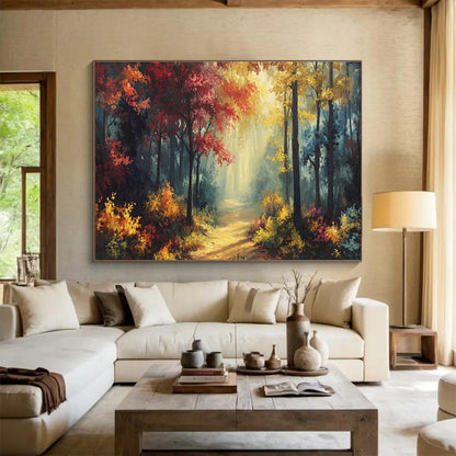 Luxurious Original Grandiose Textured Hand - Painted Abstract Mural for Immersive Spaces DKH821