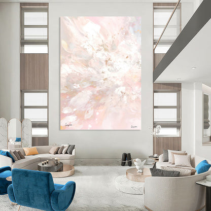 Alluring Custom - Painted Textured Canvas Abstract for Living Room & Office DKH1088
