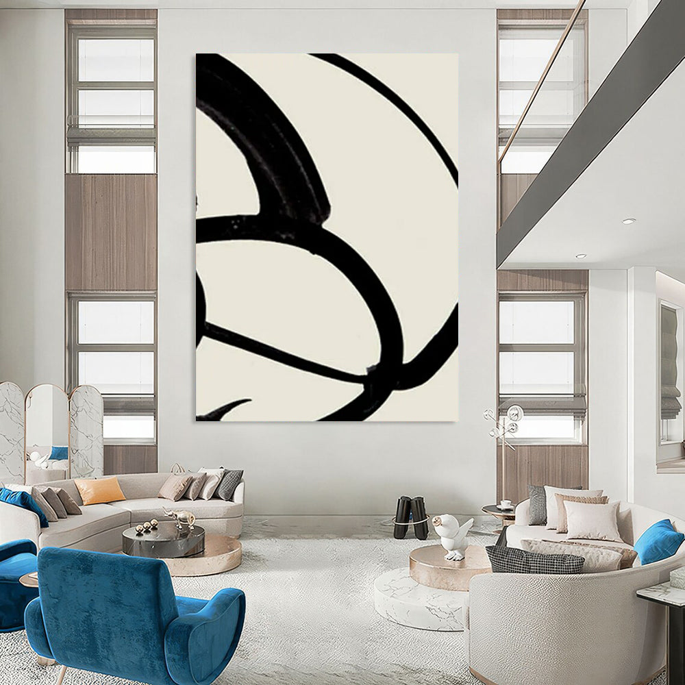 Massive Hand-Painted Abstract Artwork for Hallway & Hotel Lobby LargeART2318