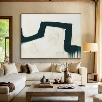 Spirited Giant Abstract Mural for Office & Living Room LargeART1790