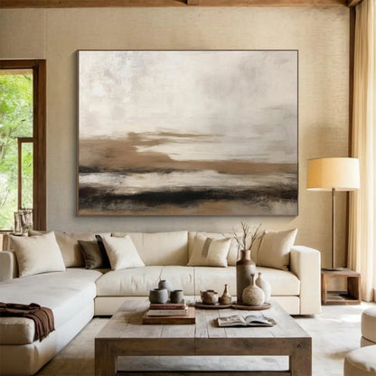 “Artistic Tapestry” Large - Format Abstract Mural for Bedroom & Dining Room DKH332