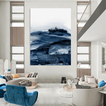 Large-Scale Custom Abstract Paintings: Hand-Painted Textures for Office & Hallway DTP230