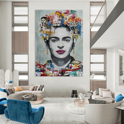 Vast Hand-Painted Abstract Wall Murals for Kitchen & Dining Nook LargeART2184