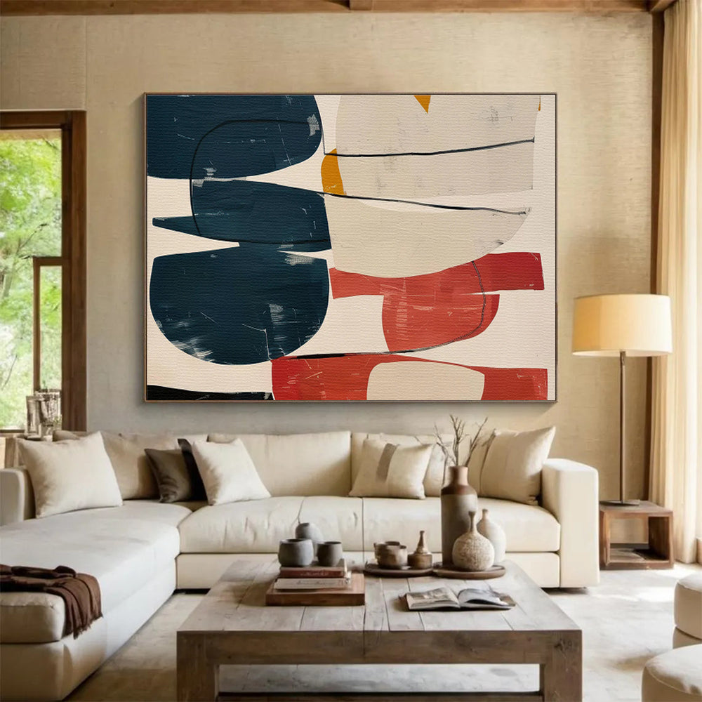 Colossal Hand - Painted Textured Abstract Wall Mural for Office & Living Room DKH590