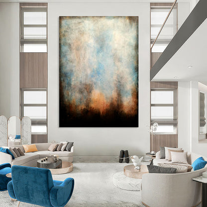 Colossal Hand-Painted Abstract Canvases for Living Room & Bar LargeART2324