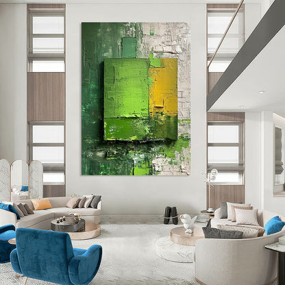 Enormous Hand - Painted Custom Abstract Gem for Bedroom and Dining Room DTP030