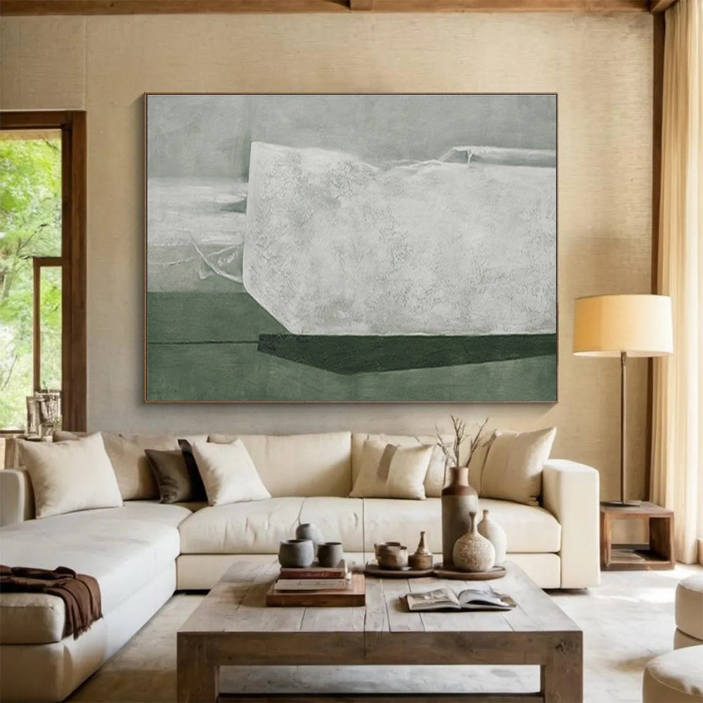Immense Hand - Painted Textured Abstract Art for Office & Bar DKH611