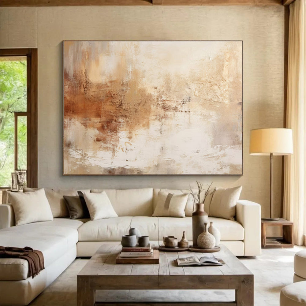 Dramatic Oversized Abstract Canvas for Living Room & Dining Room LargeART1723