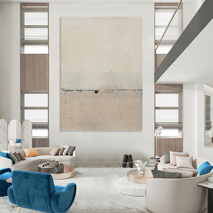 Large - Sized Warm - Hearted Hand - Painted Textured Abstract on Canvas for Dining Room & Living Room DKH1420