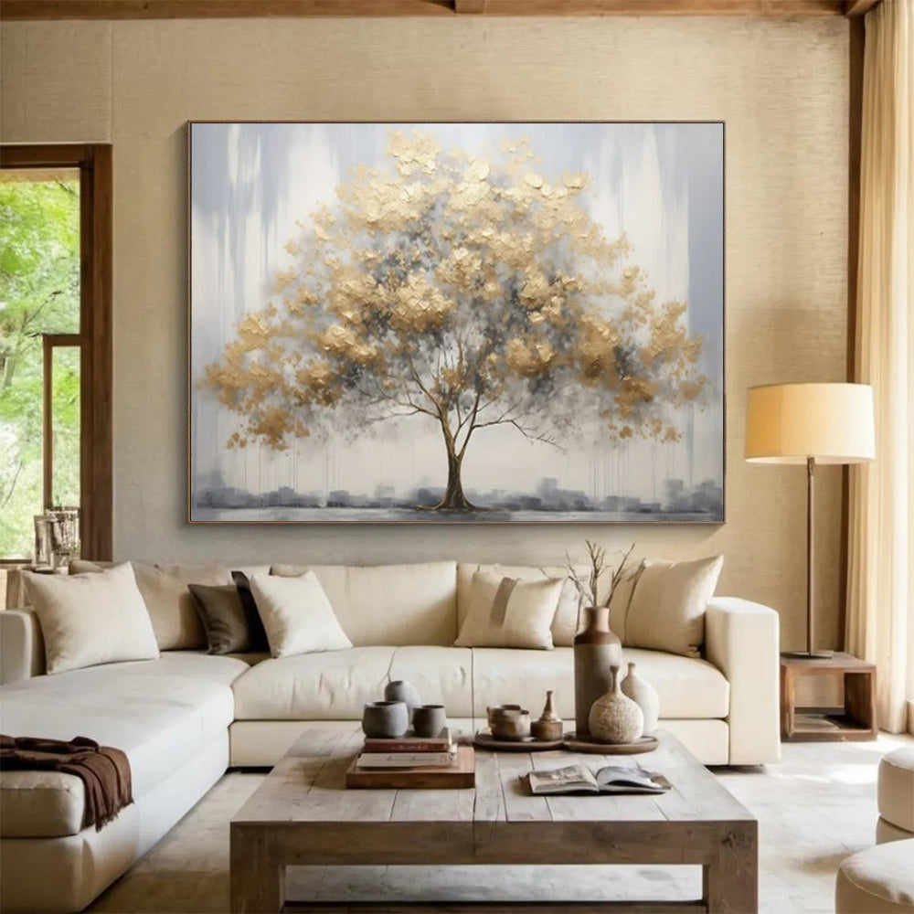 Elegant Colossal Abstract Mural for Entryway & Dining Room LargeART1621