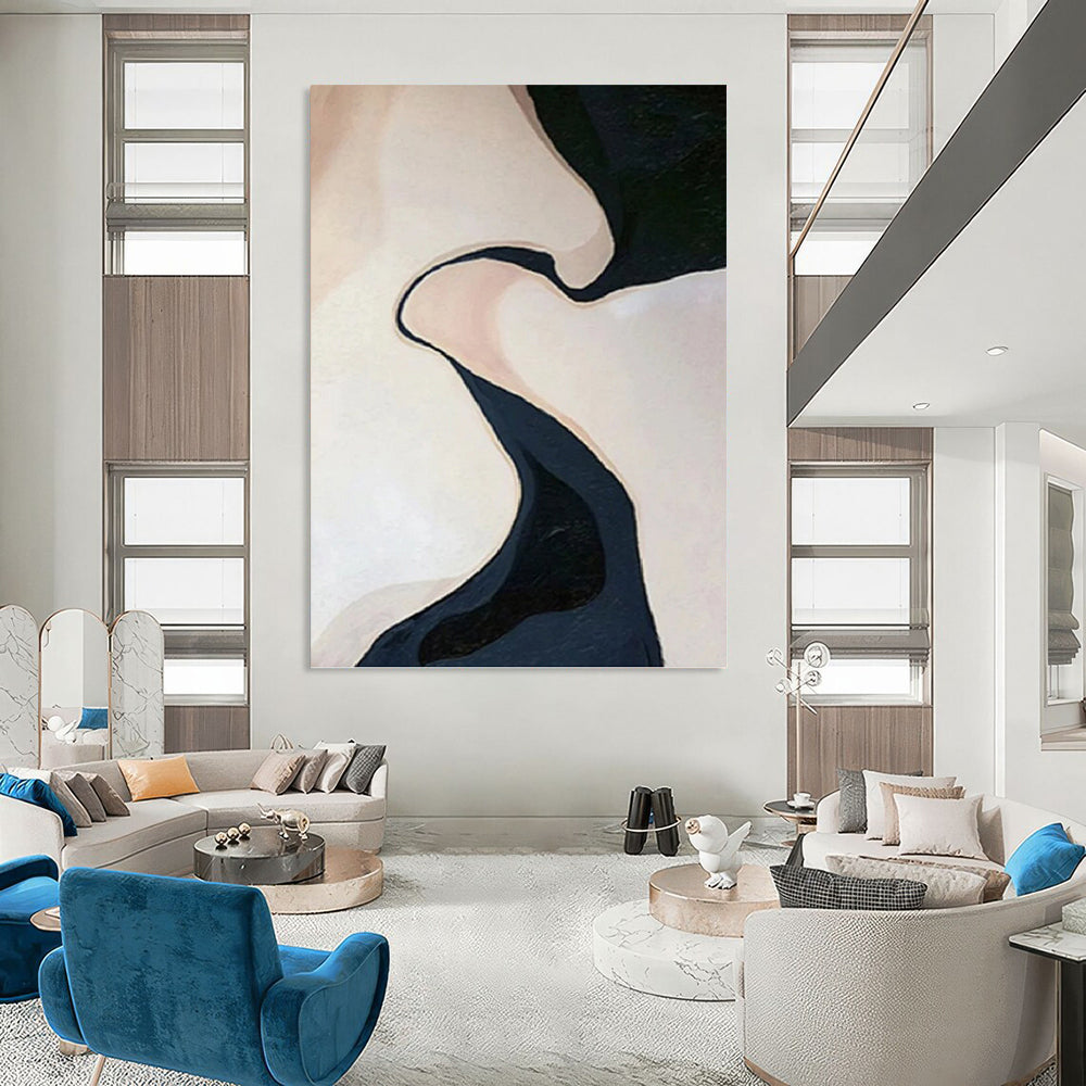 Artfully Designed Hand - Rendered Textured Canvas Art for Bedroom & Dining Room DKH1120