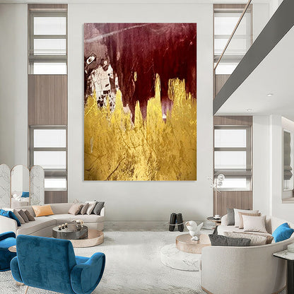 Heartfelt Hand - Painted Textured Abstract for Dining Room & Living Room DKH1336