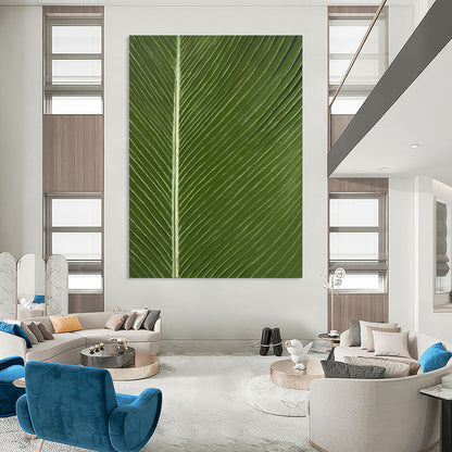 Retro & Nostalgic Hand-Painted Custom Abstract Painting for Living Room & Entryway LargeART1977