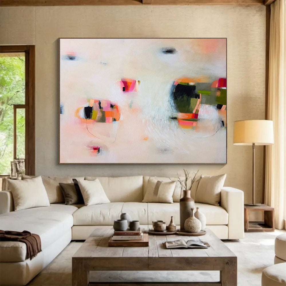 Made - to - Order Big Abstract Painting for Retail Boutique DKH034