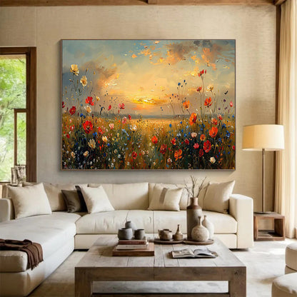 “Flow Reverie” Immense Abstract Wall Mural for Hallway & Bar DKH257