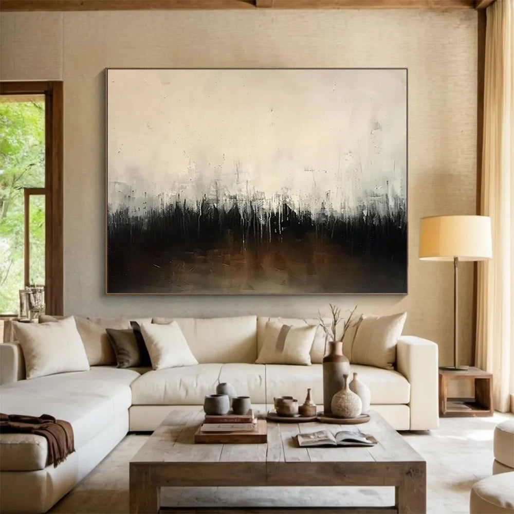 Bespoke Large - Format Abstract Painting for Dance School DKH048