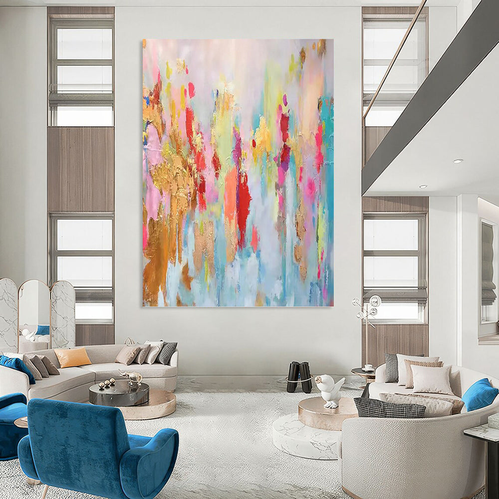 Joyful Hand - Painted Textured Abstract for Bedroom & Bar DKH1340