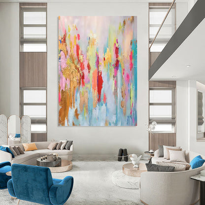 Joyful Hand - Painted Textured Abstract for Bedroom & Bar DKH1340