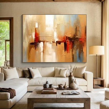 “Graceful Impressions” Colossal Abstract Painting for Office & Hallway DKH278