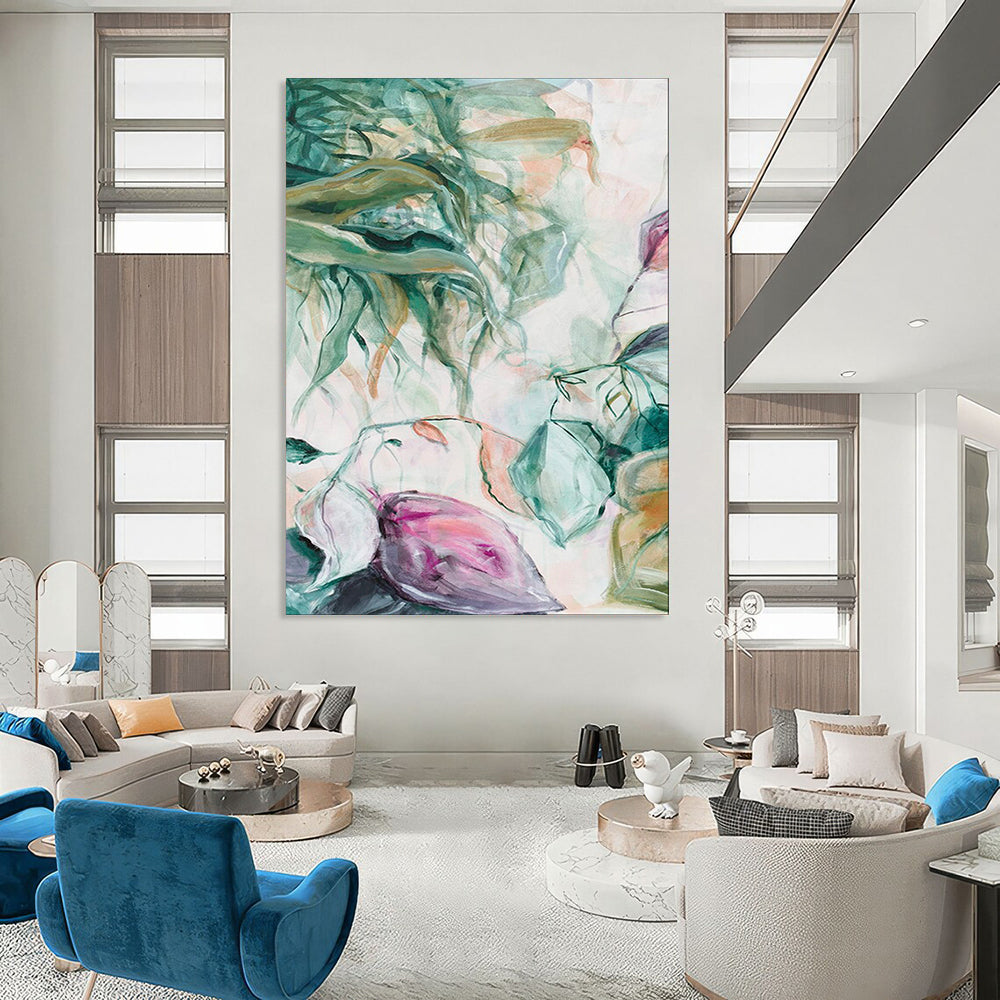 Custom Hand-Painted Abstract Painting for Bar & Bedroom LargeART1850
