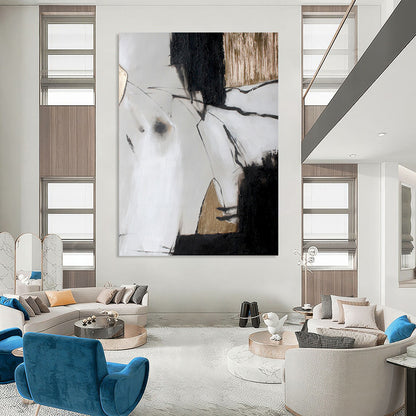 Hand - Crafted Custom Textured Abstract Wall Art for Office & Living Room DKH1005