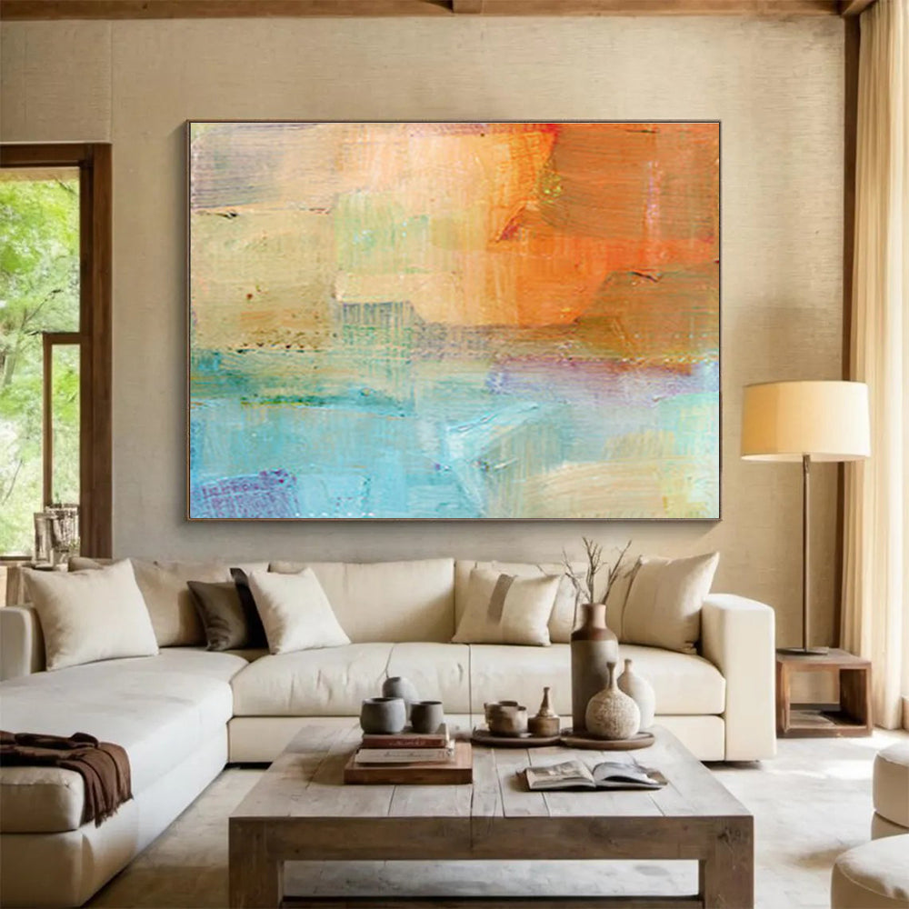 Oversized Abstract Canvas for Living & Hallway DKH401