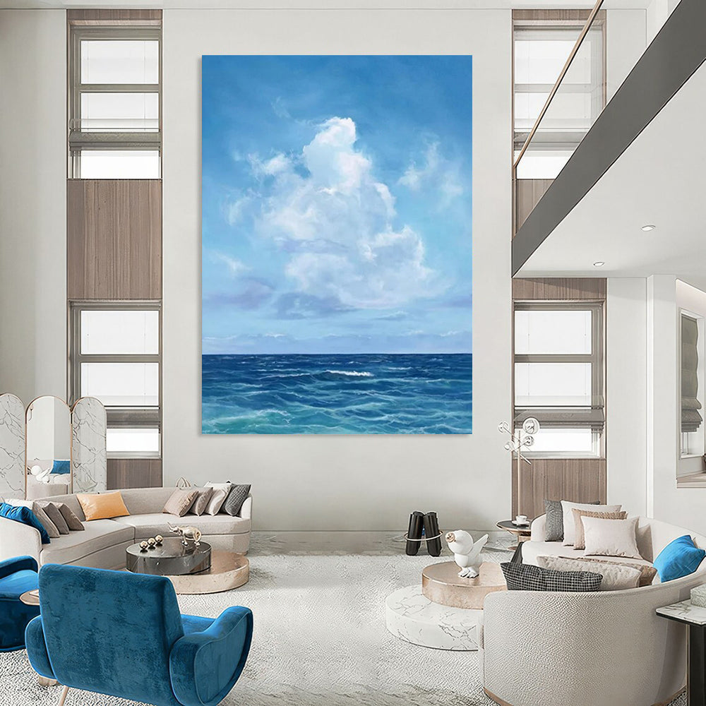 Stupendous Hand-Painted Abstract Wall Installations for Bar & Office LargeART2298