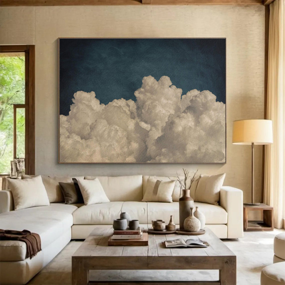 Custom Hand-Painted Abstract Painting for Office & Entryway DKH124