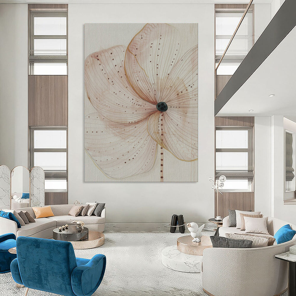 Large-Scale Custom Hand-Painted Abstract Art for Dining Room & Hotel LargeART1926