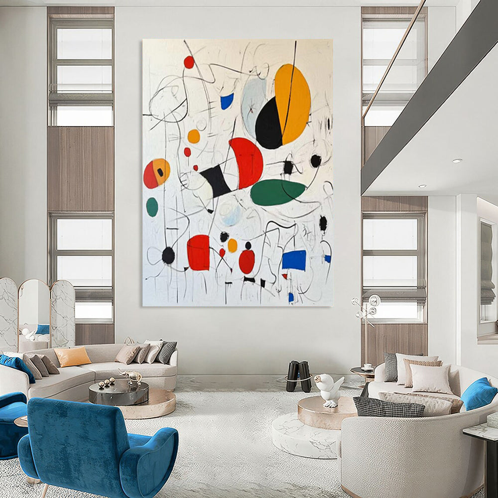 Striking Hand - Painted Textured Abstract for Bedroom & Hallway DKH1184