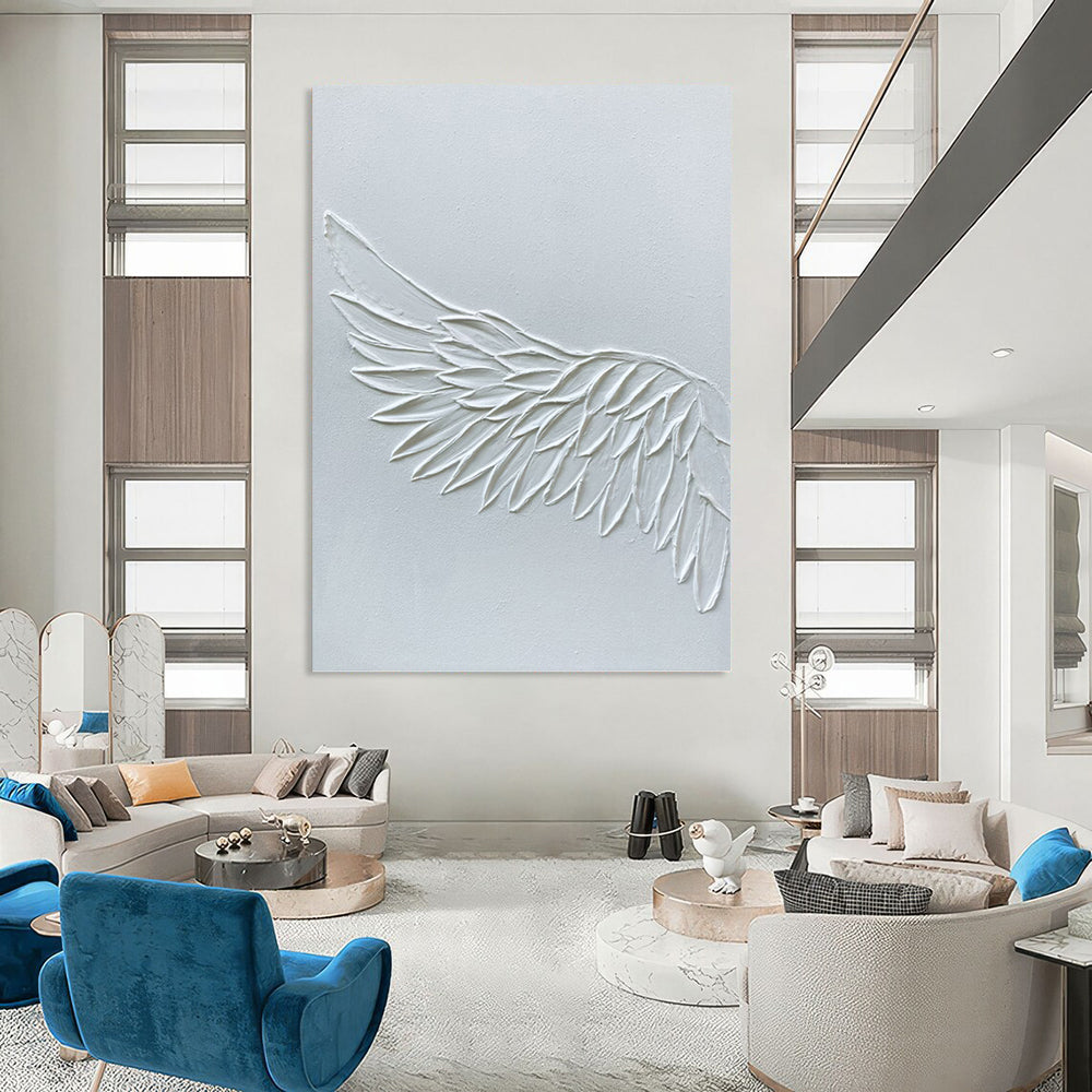 Grandiose Hand - Painted Textured Custom Abstract Canvas, for Office and Bedroom DKH1485