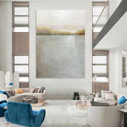 Titanic - Scale Hand - Painted Custom Abstract Saga (with Layered Textures), for Bedroom and Living Room DKH1511