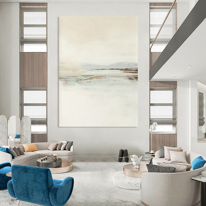 Large Custom Abstract Art: Hand-Painted Textures for Bar & Hotel DTP224