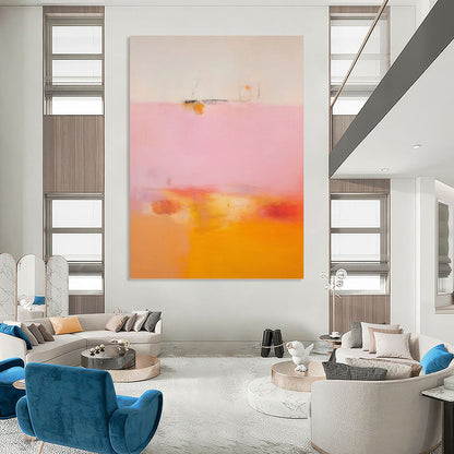 Custom - Tailored Hand - Painted Textured Abstract Canvas for Bedroom & Office DKH0992
