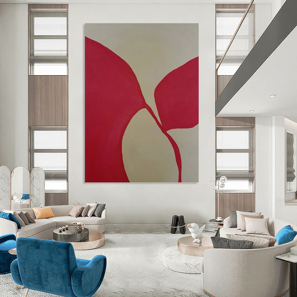 Alluring Custom - Crafted Textured Canvas Abstract for Living Room & Hotel Suite DKH1080
