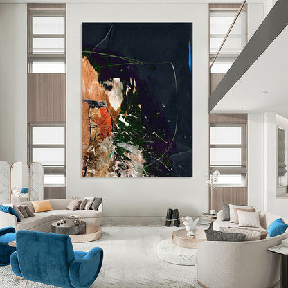 Custom Abstract Paintings: Big Sizes, Hand-Painted, Textured Beauty DTP170