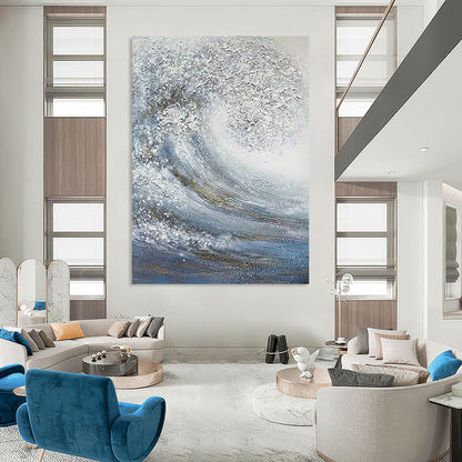 Handmade Large-Scale Abstract Artworks for Dining Room & Bar DTP337