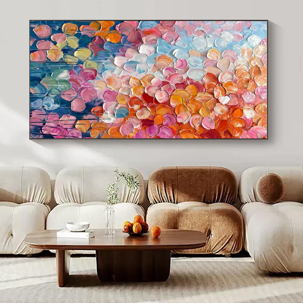 Oversized Custom Hand-Painted Abstract Art for Office & Hotel LargeART1482