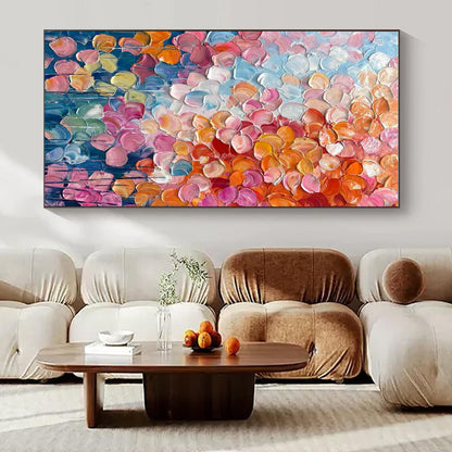 Oversized Custom Hand-Painted Abstract Art for Office & Hotel LargeART1482