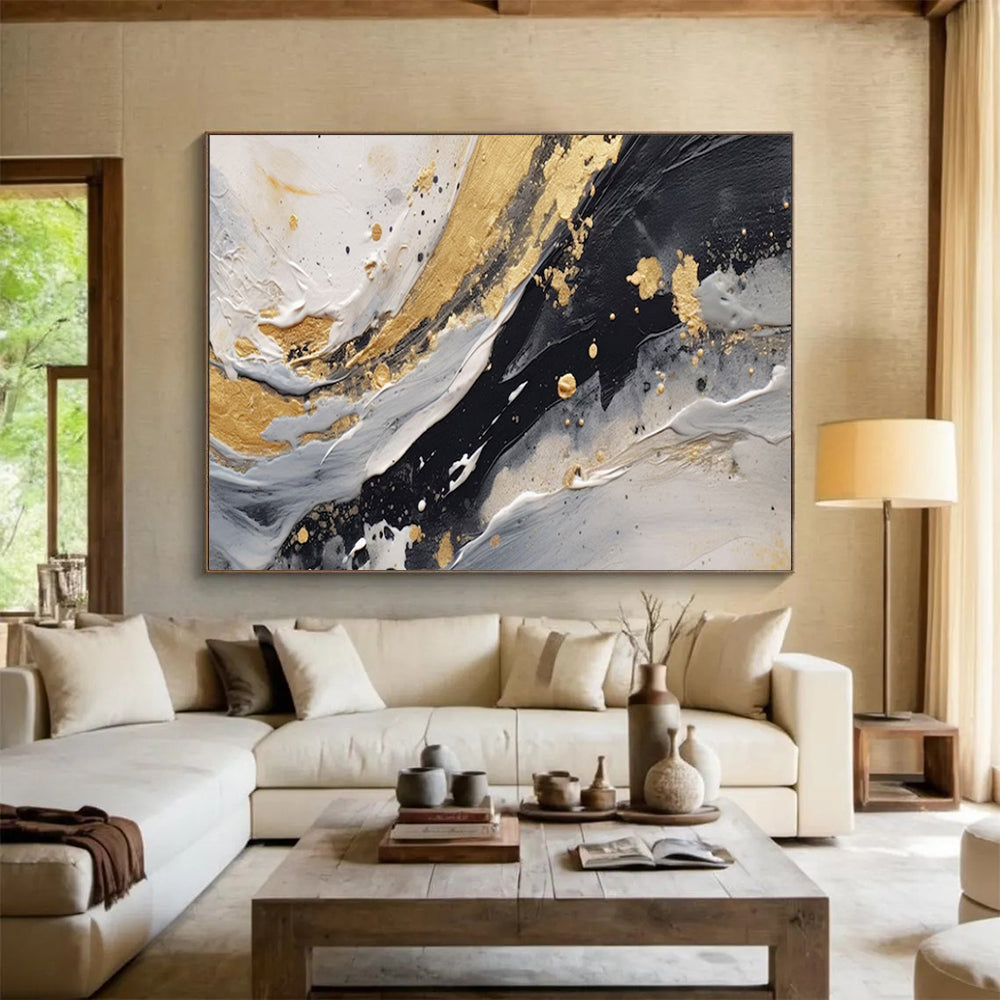 Radiant Large Abstract Canvas for Bedroom & Living Room LargeART1710