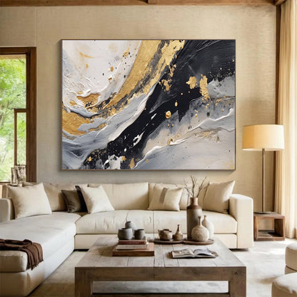 Radiant Large Abstract Canvas for Bedroom & Living Room LargeART1710