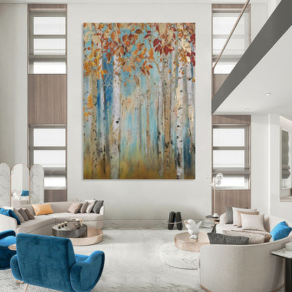 Large - Scale Hand - Painted Textured Custom Abstract Painting, for Bars and Hotels DKH1437