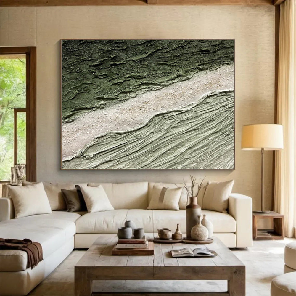 Large Custom Abstract Painting for Living Room DKH001